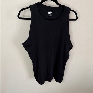 Lands' End Women's Classic Black Tank Top